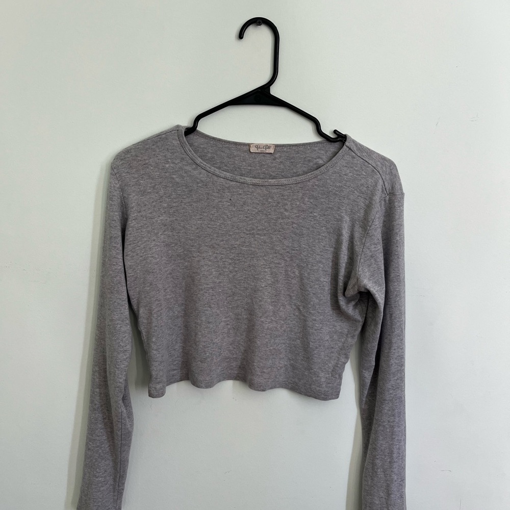 JOHN GALT long sleeve crop top